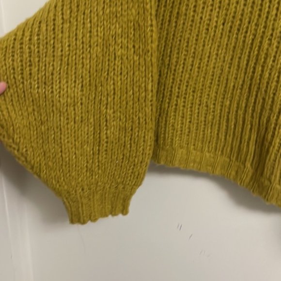 Anthropologie Mustard Yellow Turtleneck Sweater - Picture 7 of 11